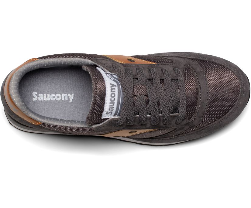 Women's Saucony Jazz 81 Originals Grey / Gold | Singapore 020ZUTG